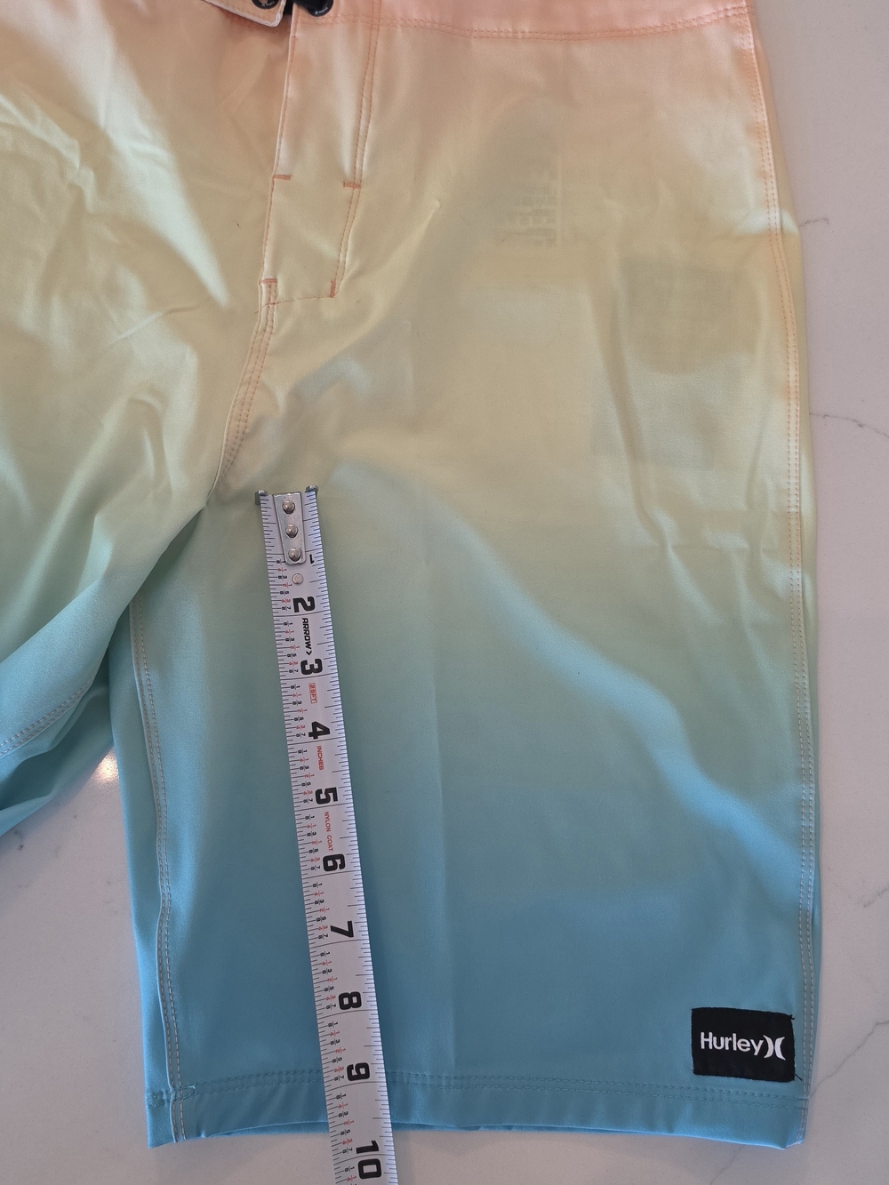 Hurley Boys Ombre Swim Shorts - Orange to Blue Sizes 10 16 18 - Picture 9 of 10